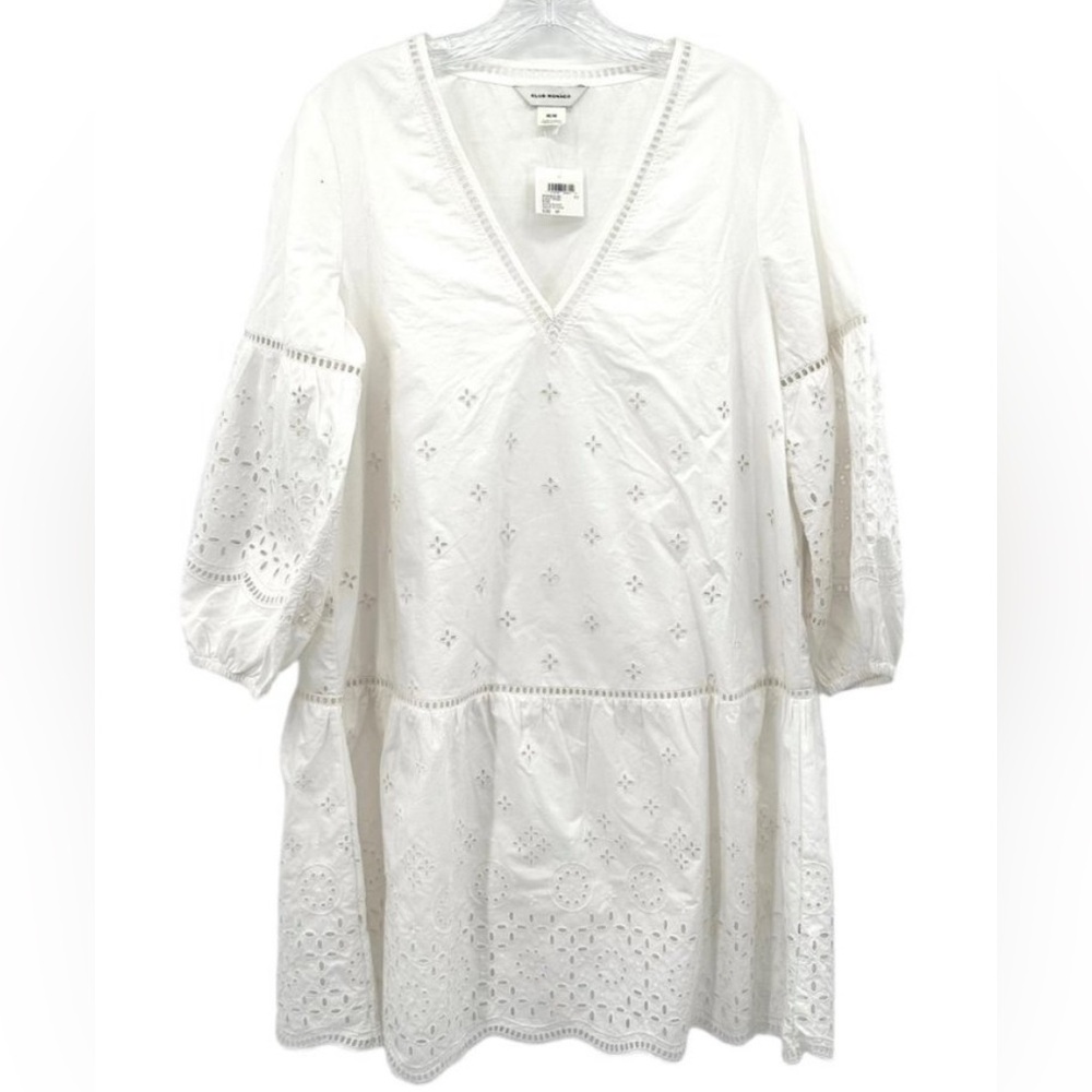 NWT Club Monaco Eyelet Dress - Sz M